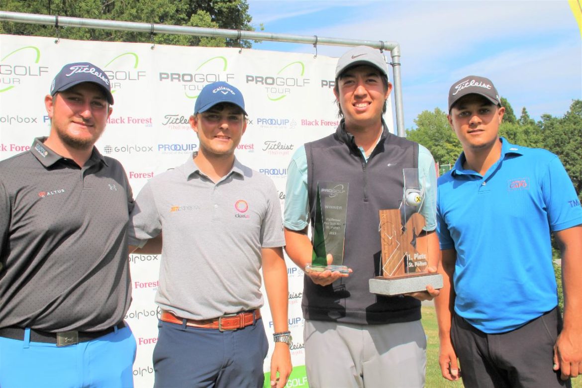 Nicklas Staub gewinnt Pro Golf Tour im NÖGC St Pölten GreenBoard